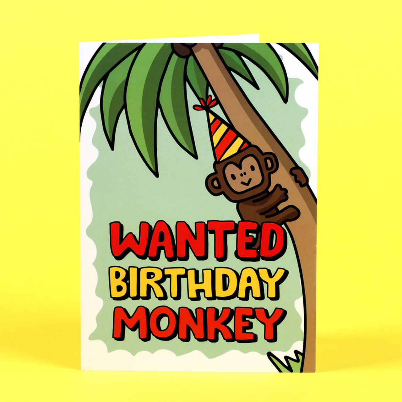 Oye Happy - Birthday Monkey Card
