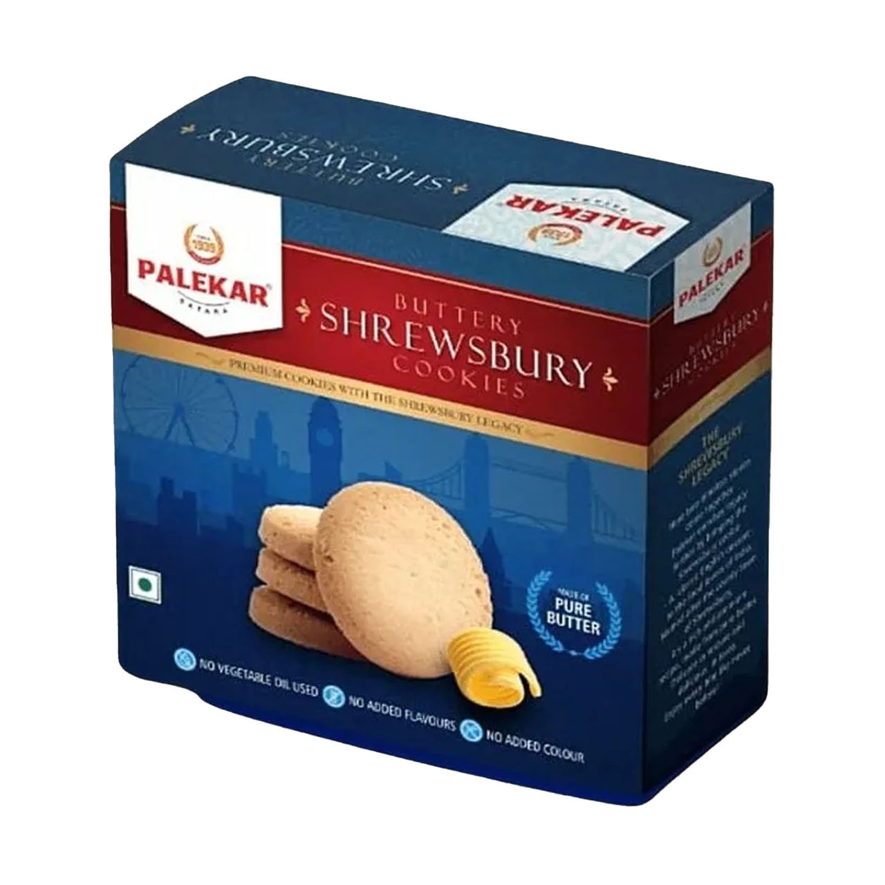 Palekar Buttery Shrewsbury Cookies Butter Biscuits | Trans Fat-free
