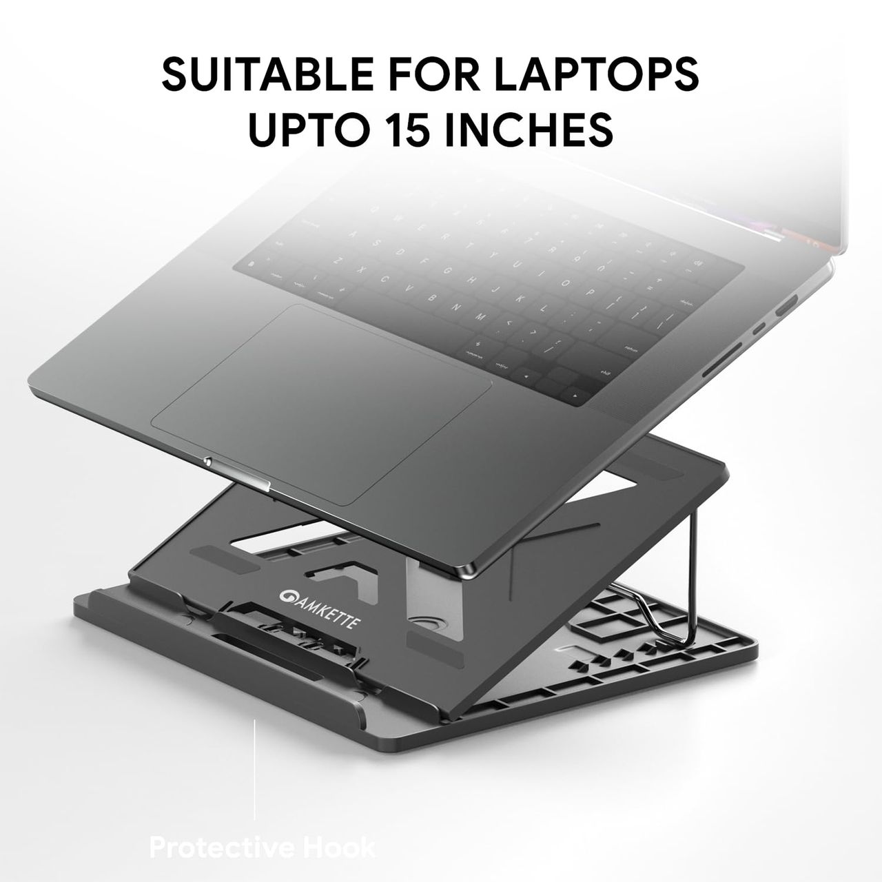 Amkette Ergo View Laptop Stand-Grey