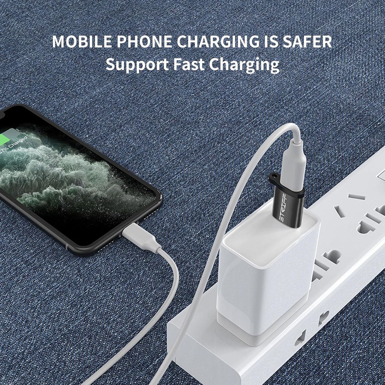 Striff Otg Type A Usb, Usb To Type C, Type C To Usb Connector Compatible With All Type C