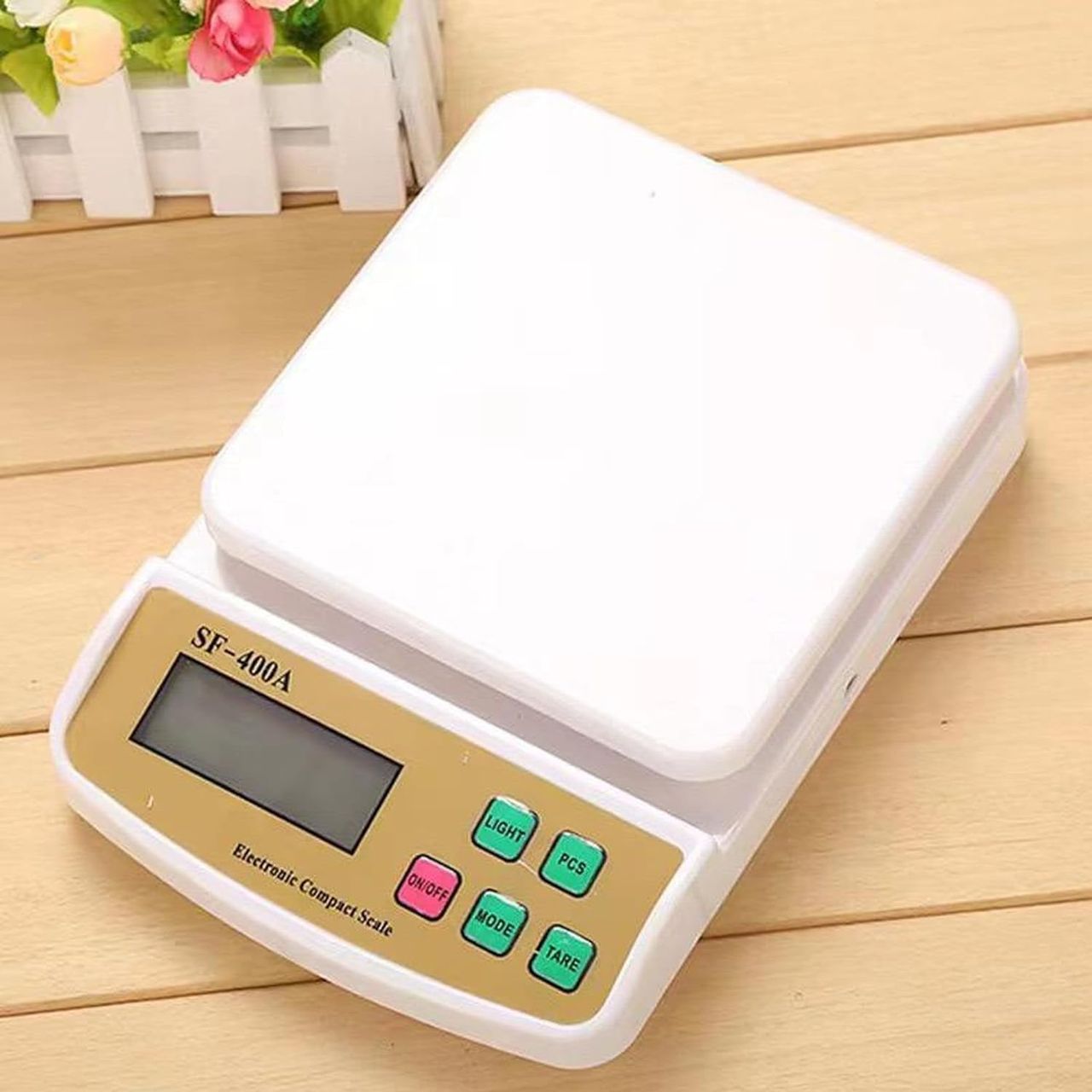 Desidiya Digital Kitchen Scale SF-400A - 10kg Weight Machine with Backlit LCD Display | Kitchen Use