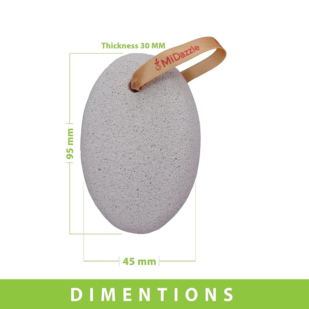 Midazzle Pumice Stone Oval-M M89 Mips5104