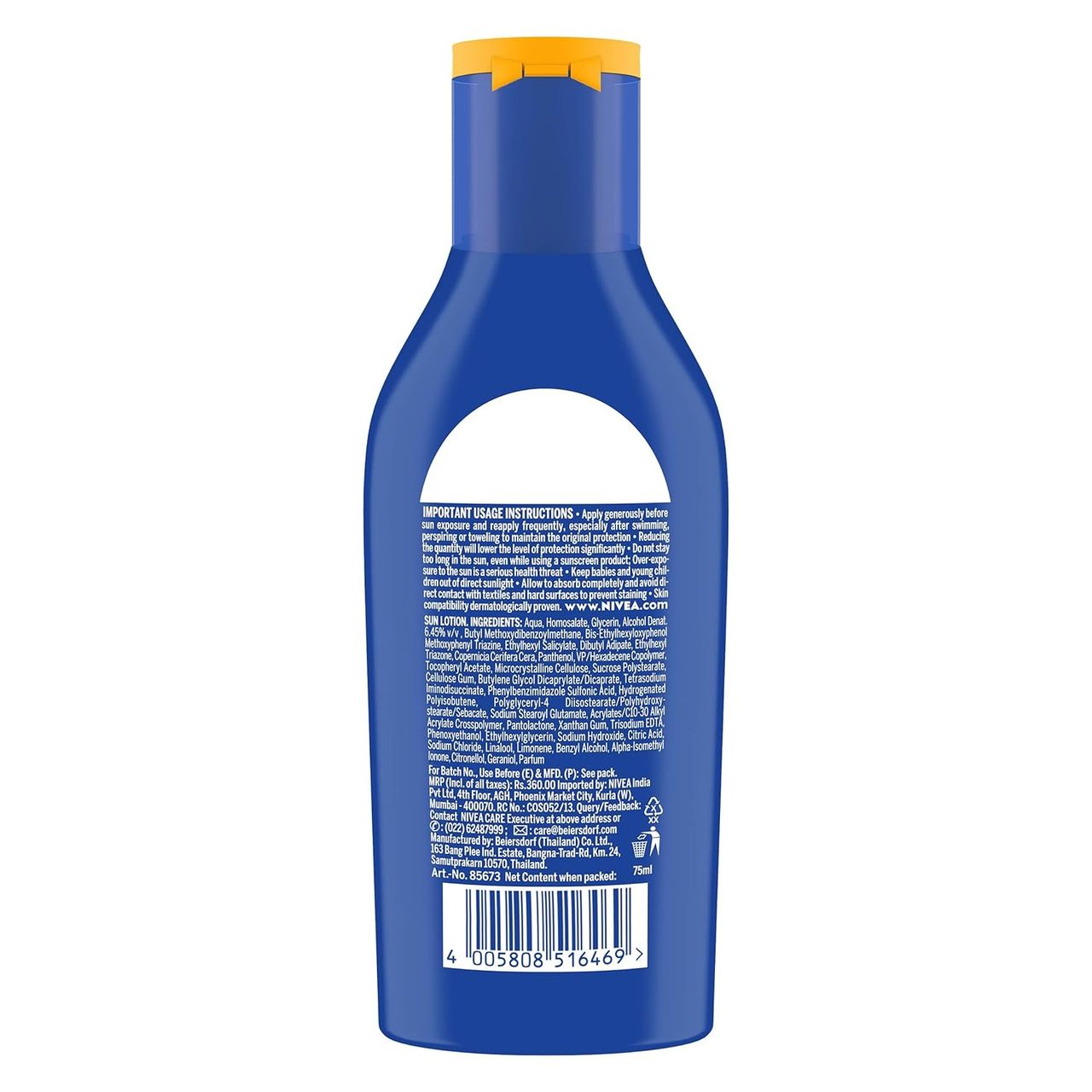 NIVEA SUN Protect and Moisture SPF 50+ Advanced Sunscreen|PA+++ UVA - UVB Protection System