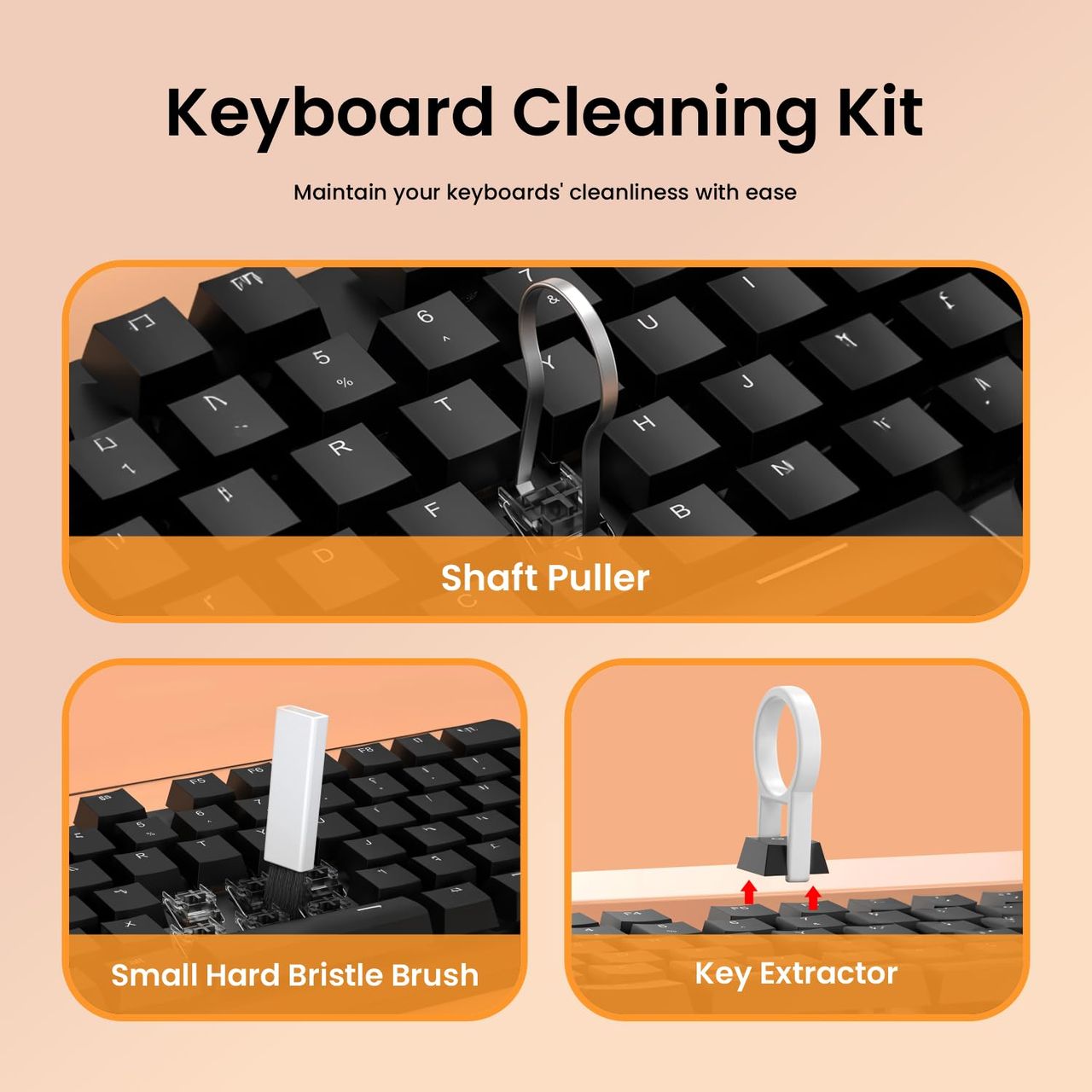 Portronics Clean G 20 in 1 Multipurpose Device Cleaner Cleaning Kit for Laptops(White)