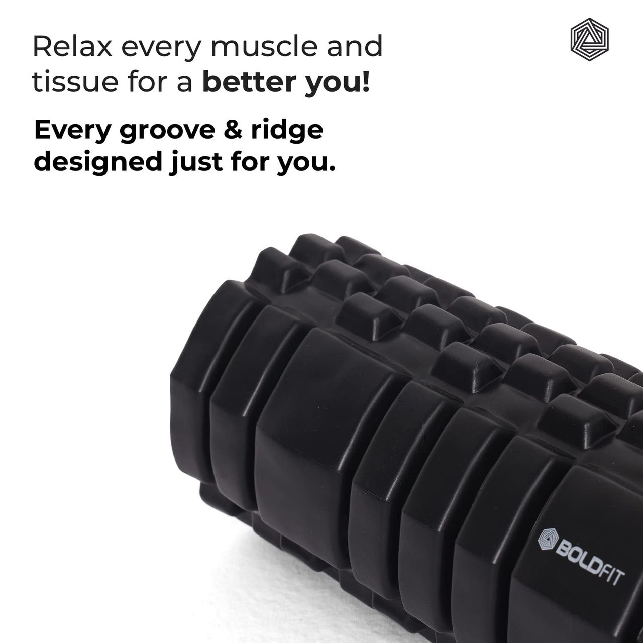 Boldfit Foam Roller For Deep Tissue Massage High Density Foam Rollers Stick For Physical