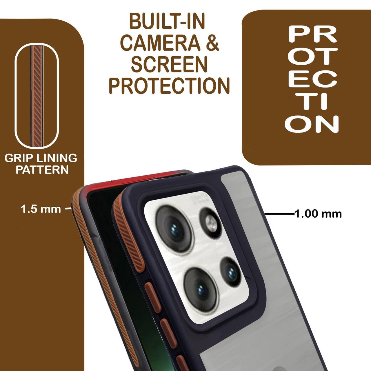 Artistque Case for Motorola Edge 50 5g Back Cover - Frosted Series