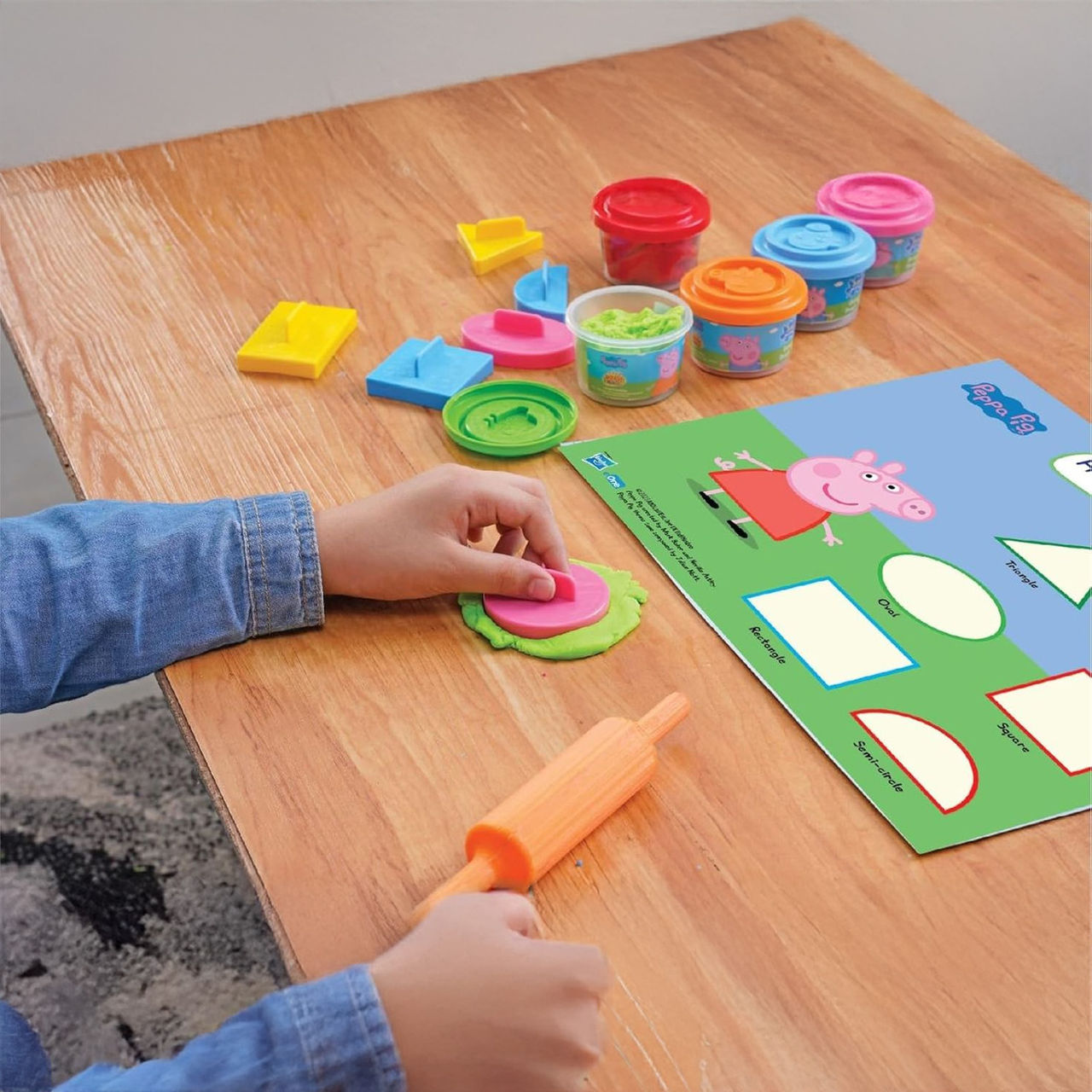 WinMagic Toys Playmagic Peppa Pig Shape N' Learn Dough Activity Set