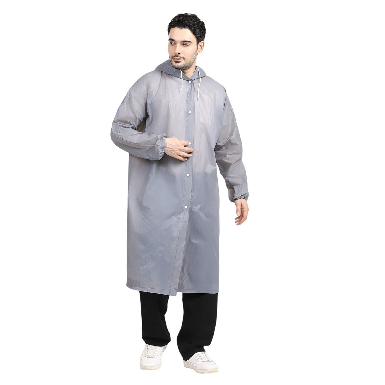 Citizen EVA Raincoat Poncho - Grey-CP04