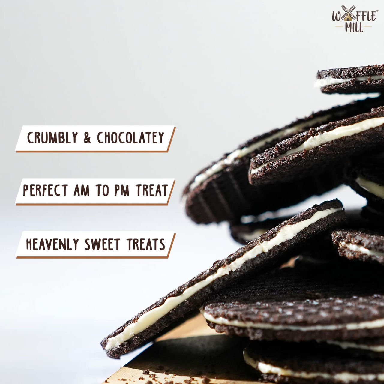 Waffle Mill Cookies - Cookies And Cream (Box Of 2)