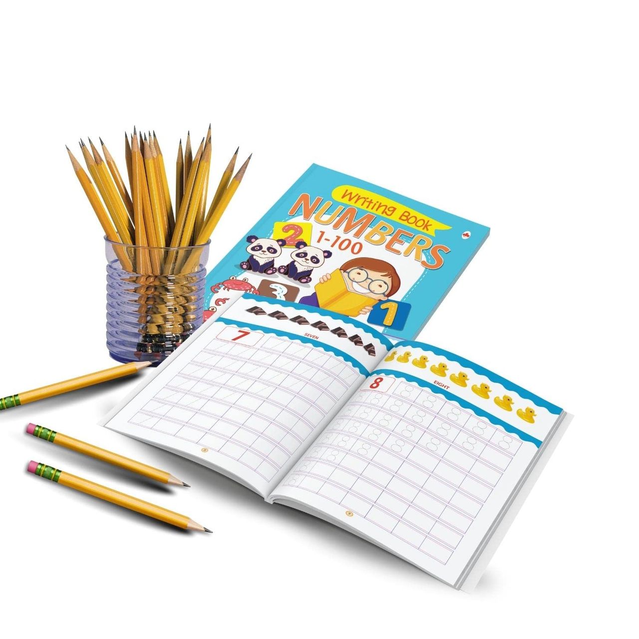 Numbers Writing Book 1-100 (Practice) - Learn and Practice