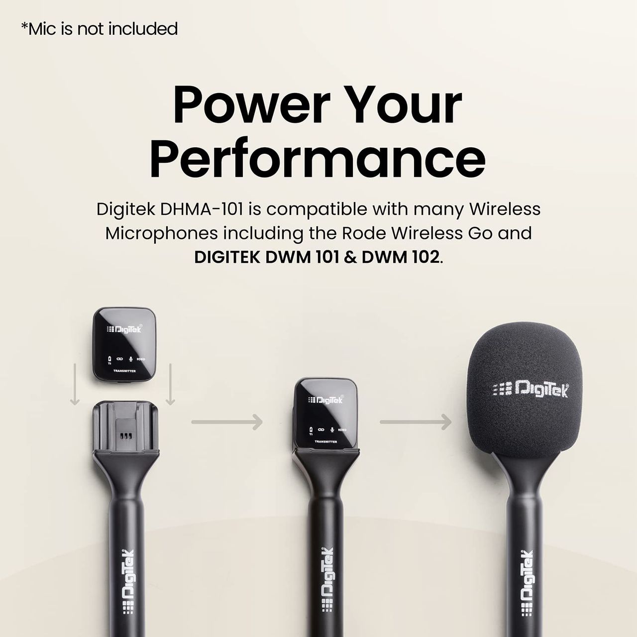 Digitek Handheld Mic Adapter DHMA-101