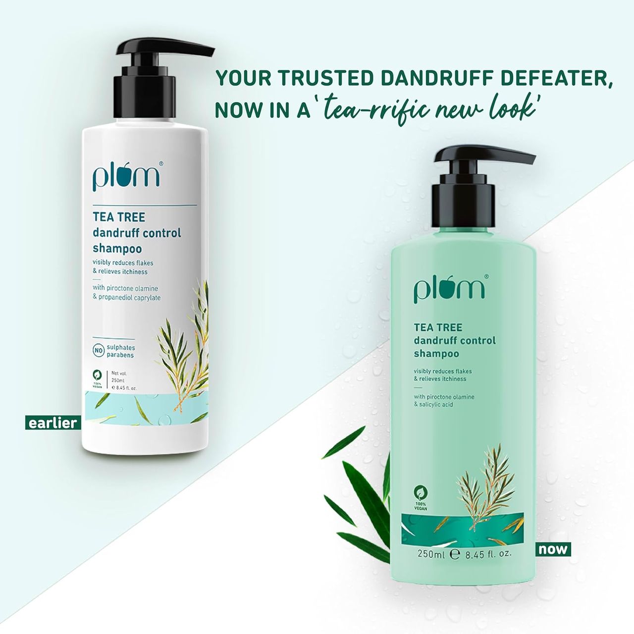 Plum Tea Tree Dandruff Control Shampoo