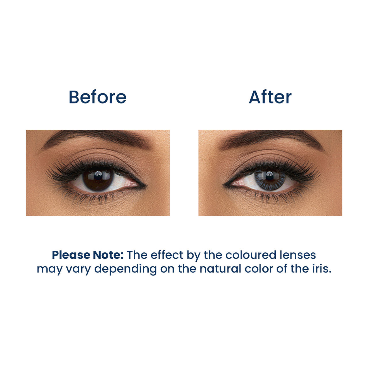 Aquacolor Spicy Grey Candy Pack Zero Power Colored Lenses (2 Lens/Box)