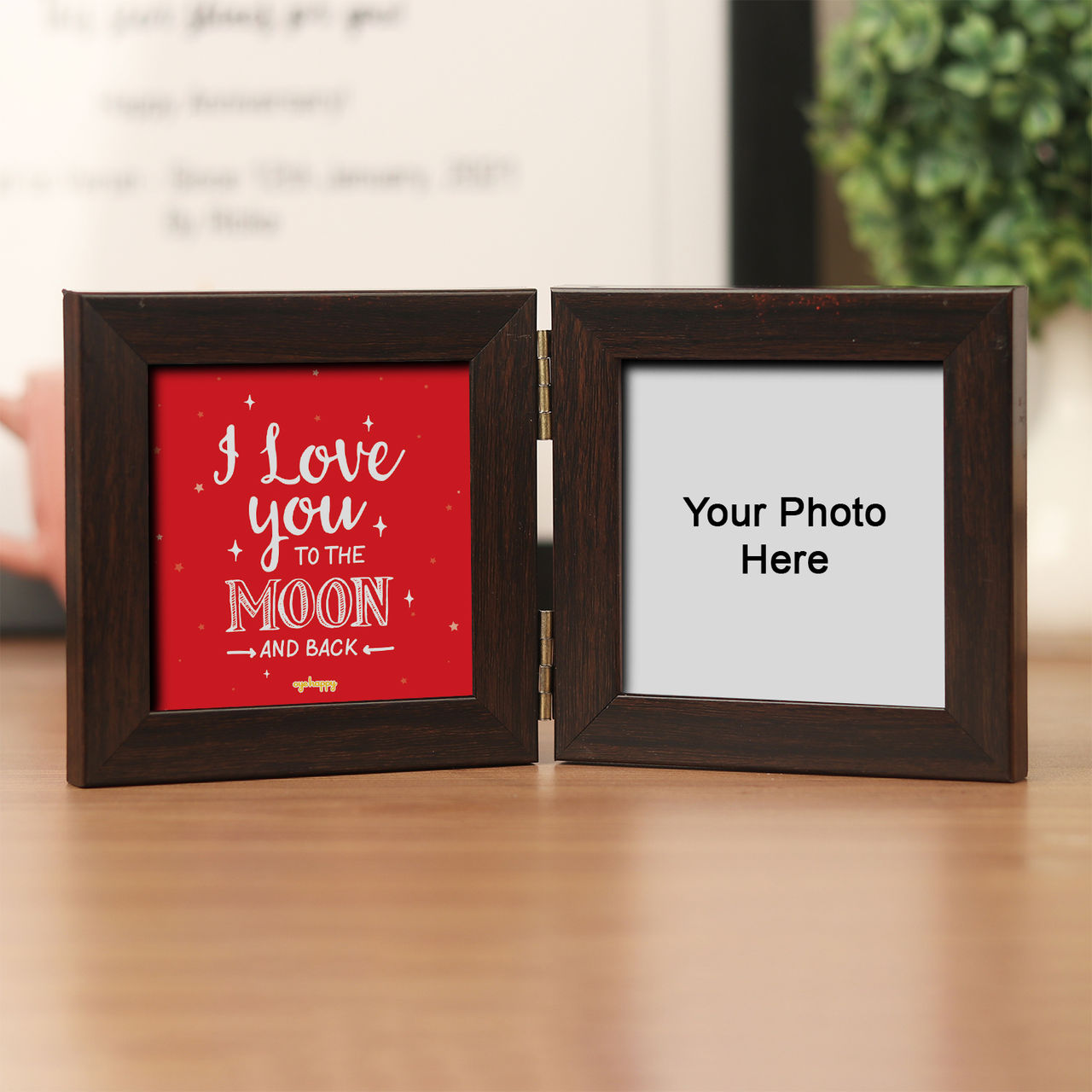 Oye Happy Mother's Day Gifting - Magic Window Photo Frame | 2 Photo Slots