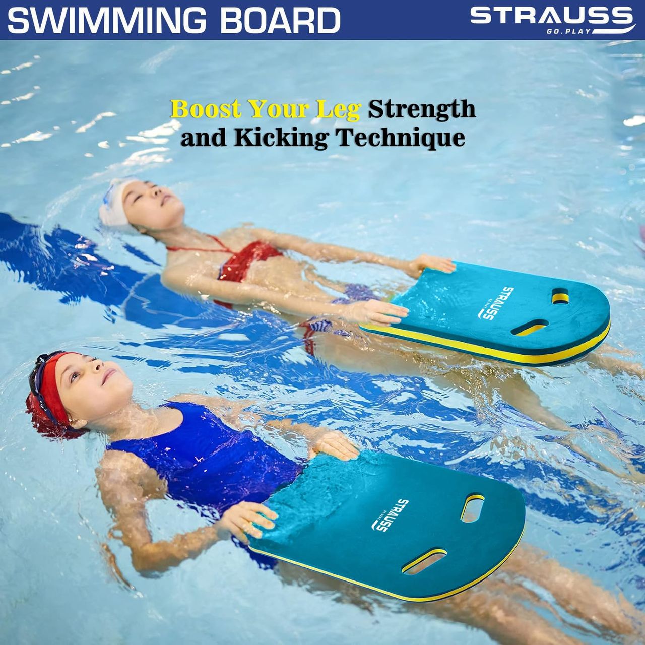 Strauss Swimming Kickboard | Blue