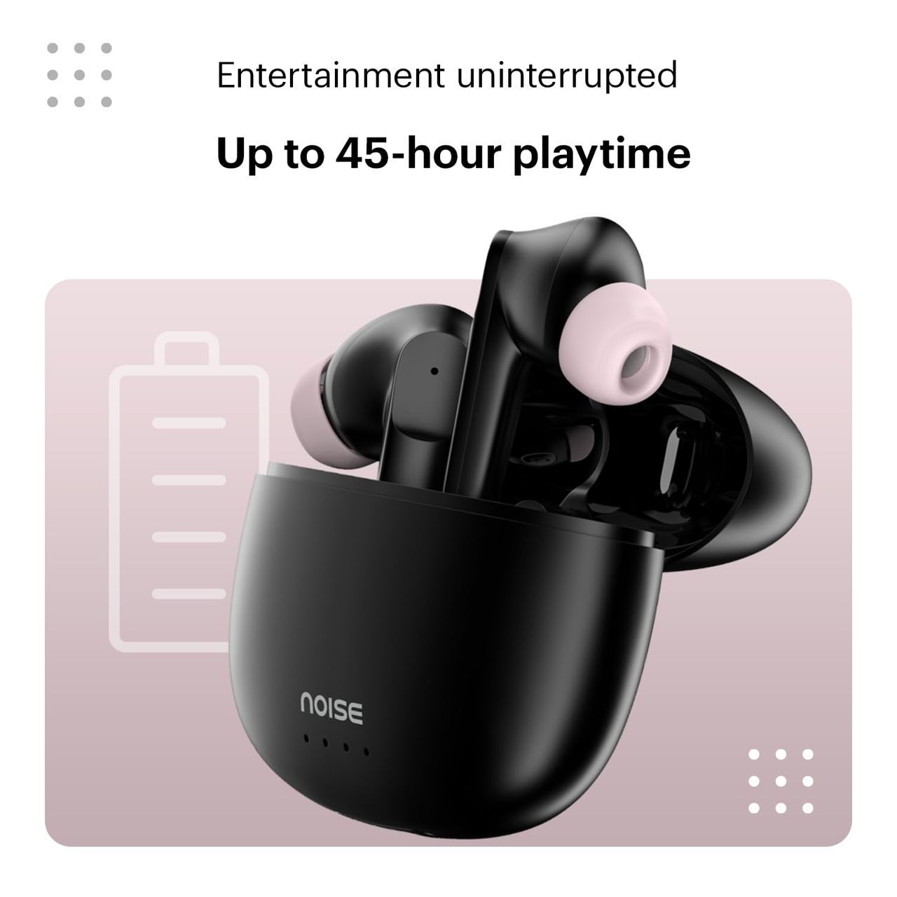 Noise Buds Vs104 Bluetooth Earbuds (Quad Mic with ENC)
