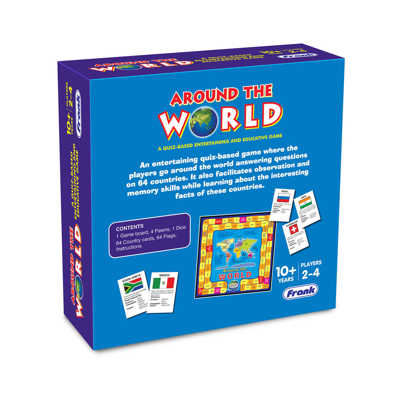 Frank Around The World - A Quiz-Based Entertaining And Educative Game About The World