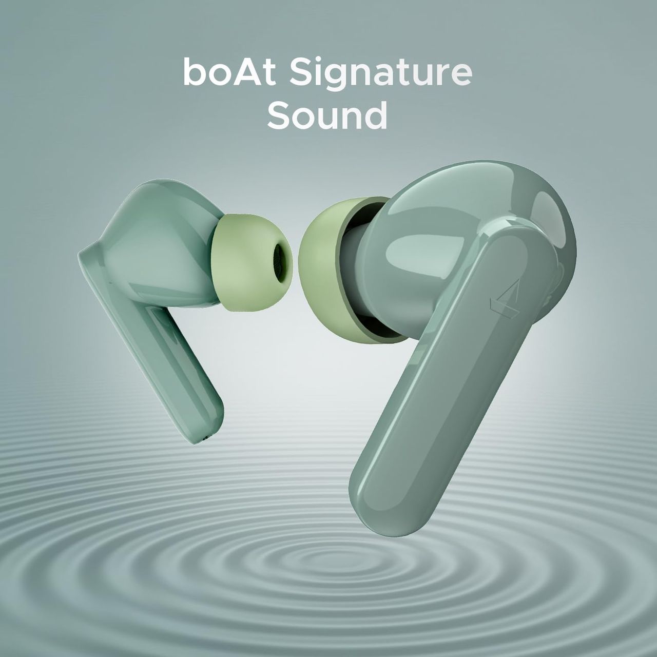 boAt Airdopes Ultra Plus Tws in Ear Earbuds With 50 Hrs Playback, 4-mic Enx Technology(Olive Slate)