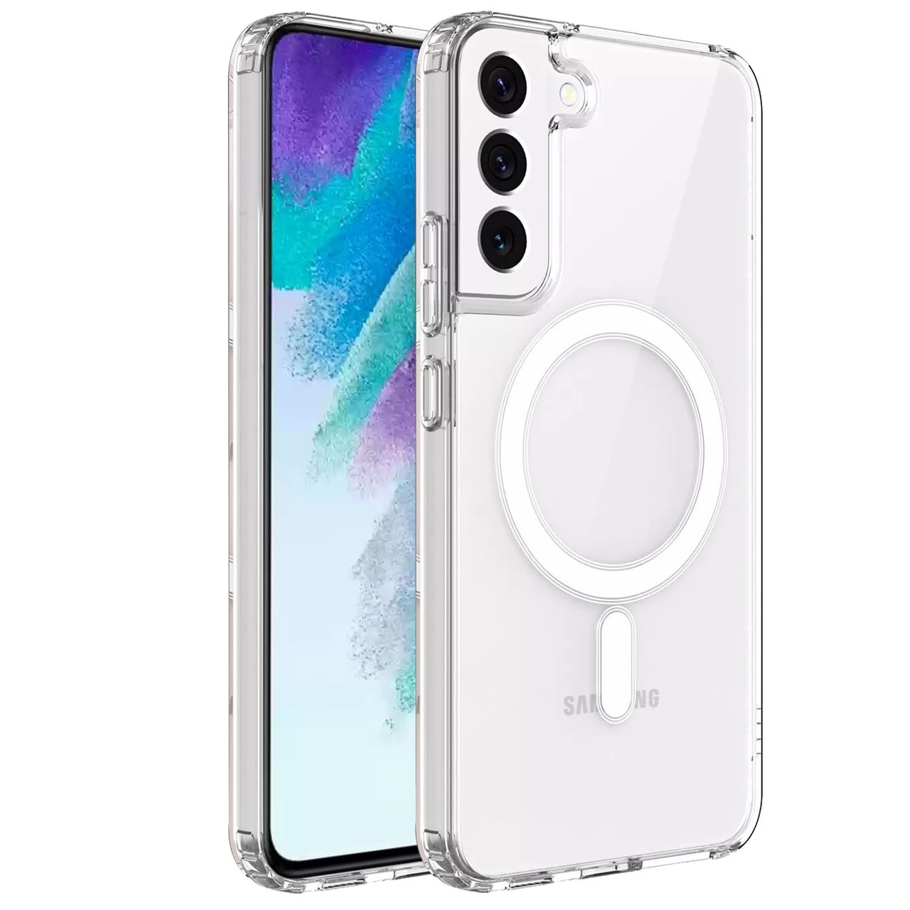 Artistque Case for Samsung Galaxy S21 Fe Back Cover - Transparent Clear Magsafe