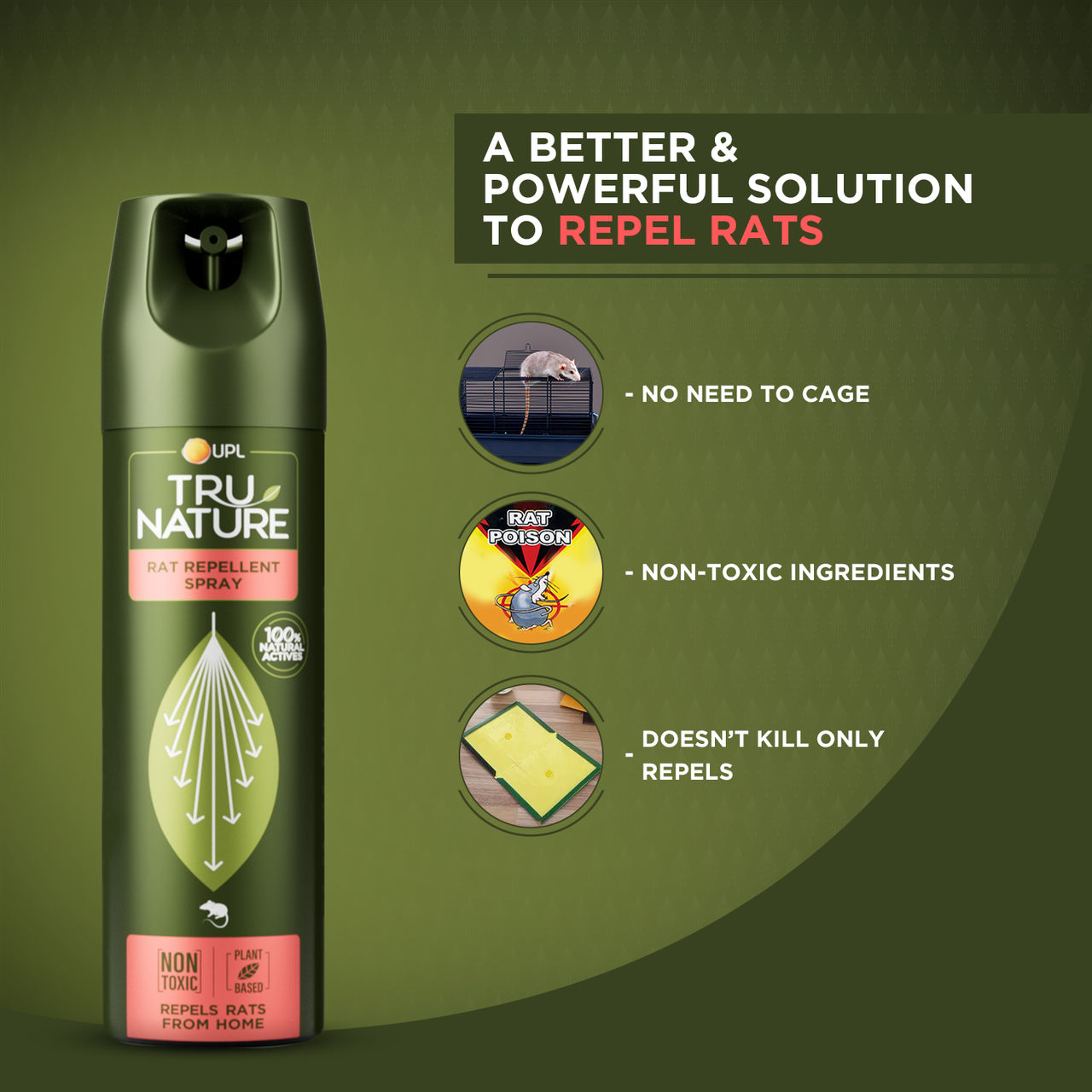 Tru Nature Rat Repellent Spray