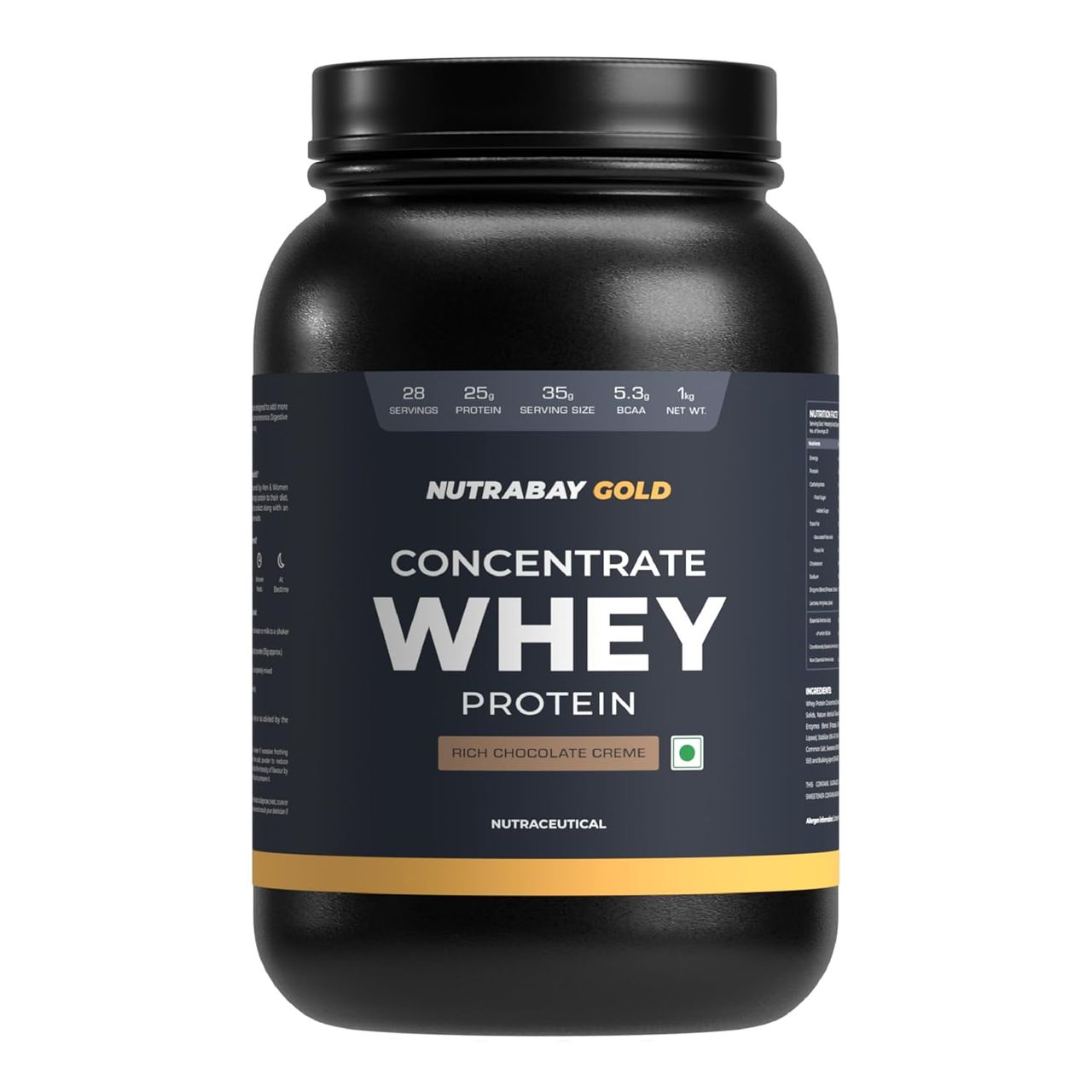 Nutrabay Gold Concentrate Whey Protein Rich Chocolate Creme