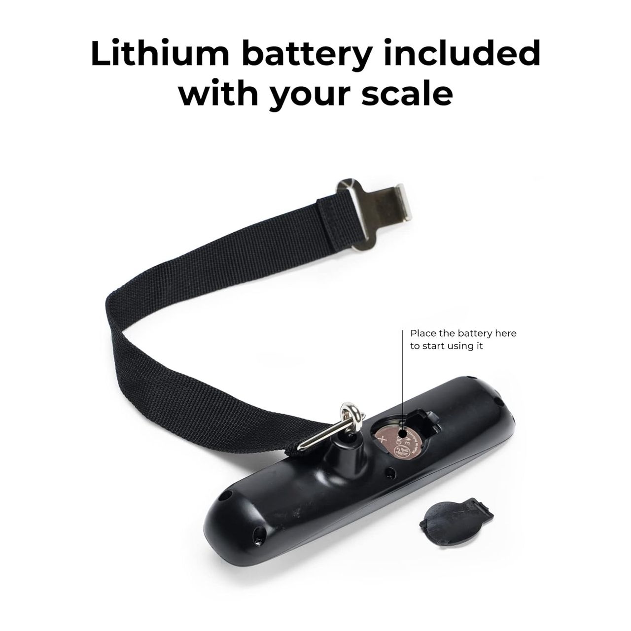 Mokobara Metal and Nylon Luggage Scale | Black