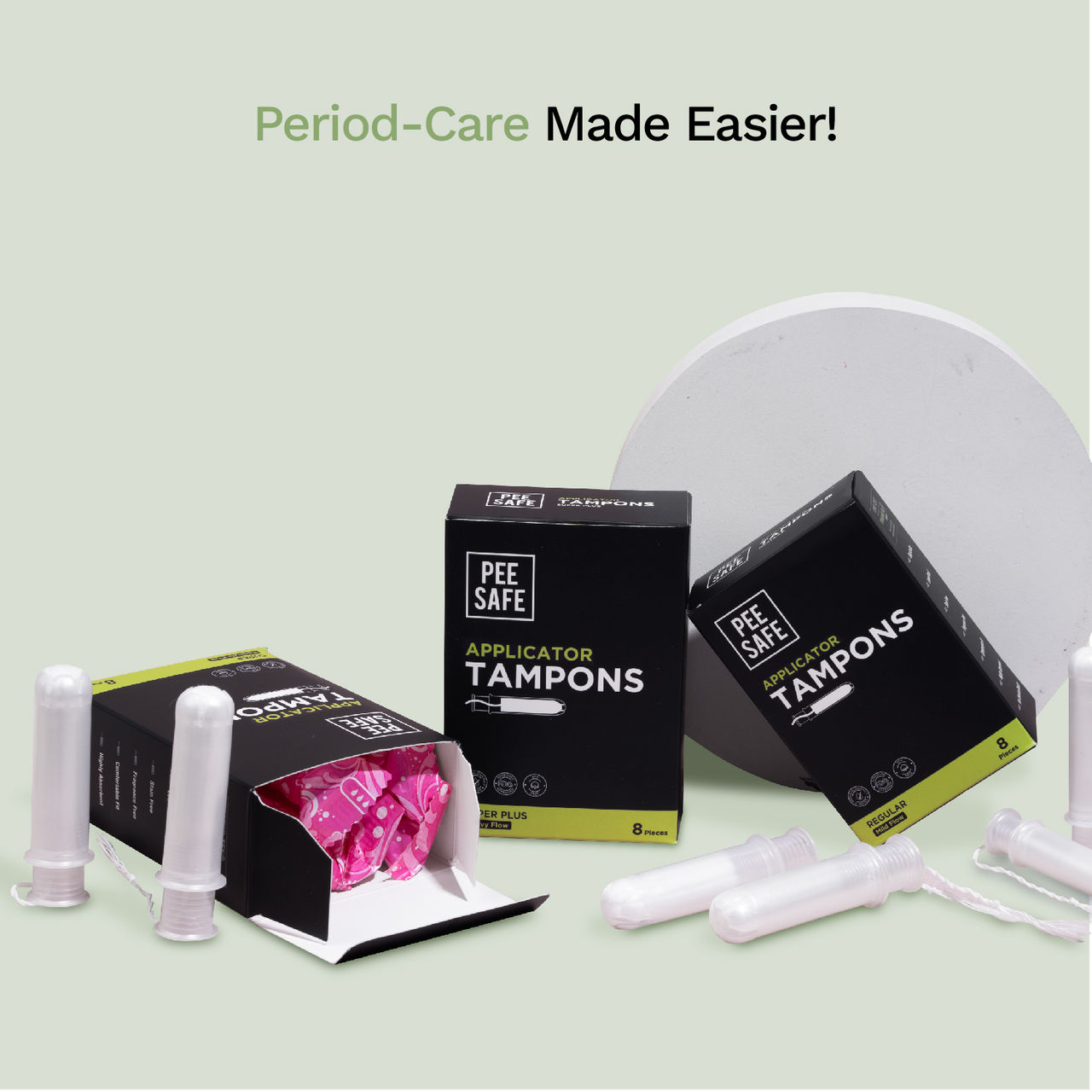 Pee Safe Applicator Tampons Light Flow - Regular