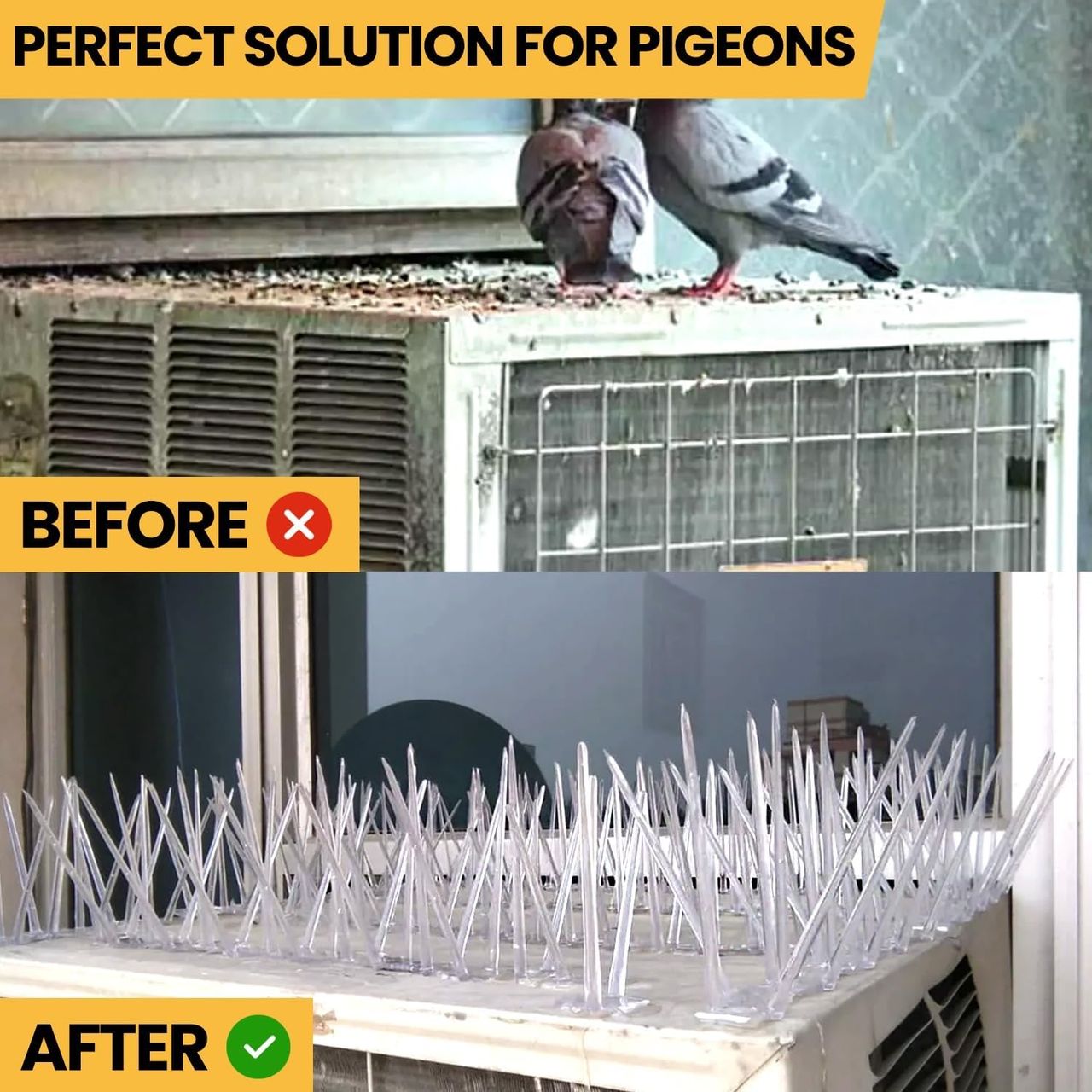 Mr. Right Pigeon Spikes for Balconies