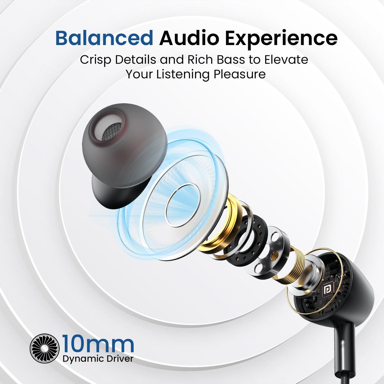 Portronics Harmonics Z10 Wireless Neckband - Upto 35 Hours