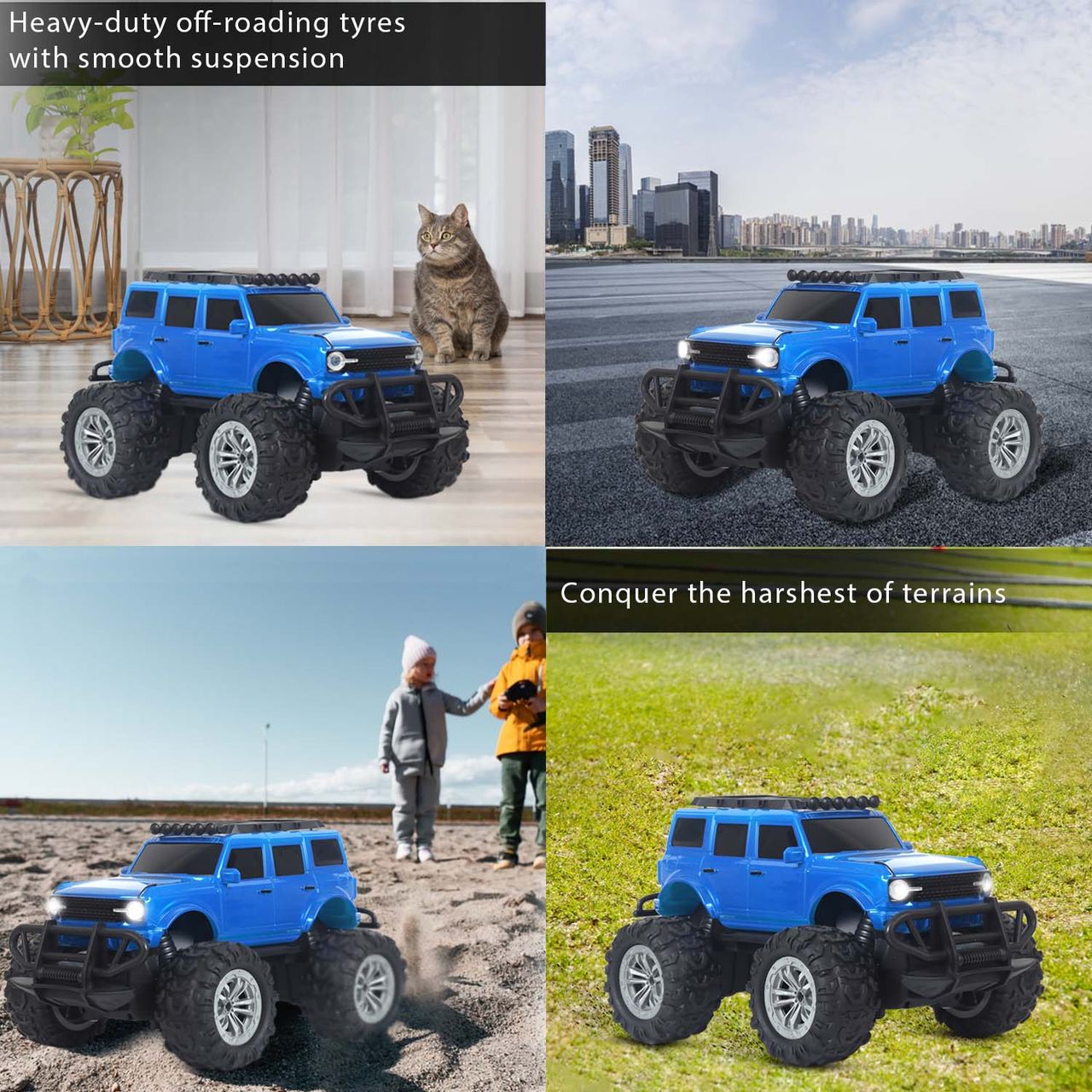 Frendo Off Roader Monster Rc Car - For Blue