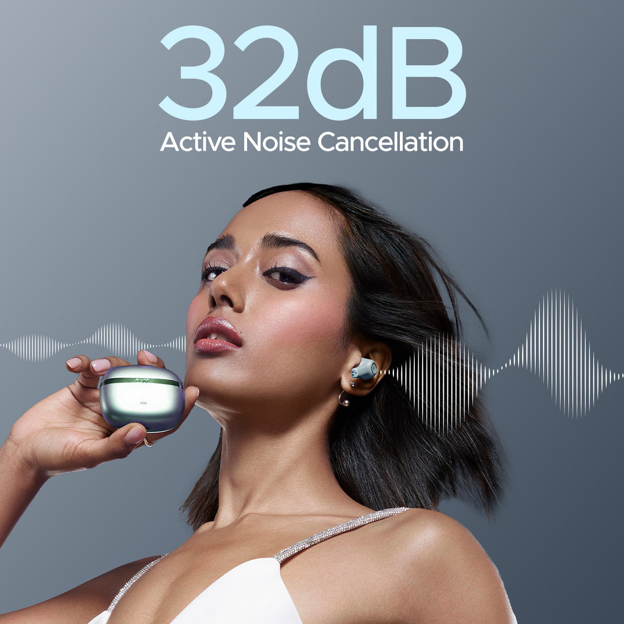 boAt Nirvana Ion Anc W/ Anc(32Db), 120Hrs Playback, Crystal Bionic Mode