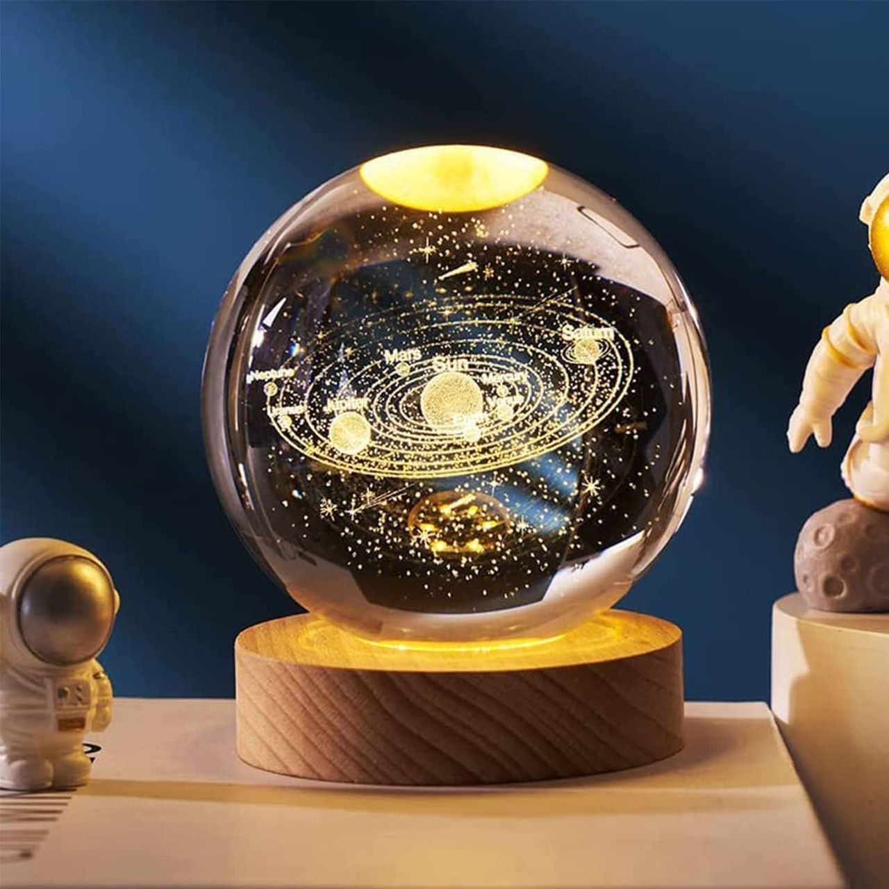 Desidiya Universe Crystal Ball Night Light