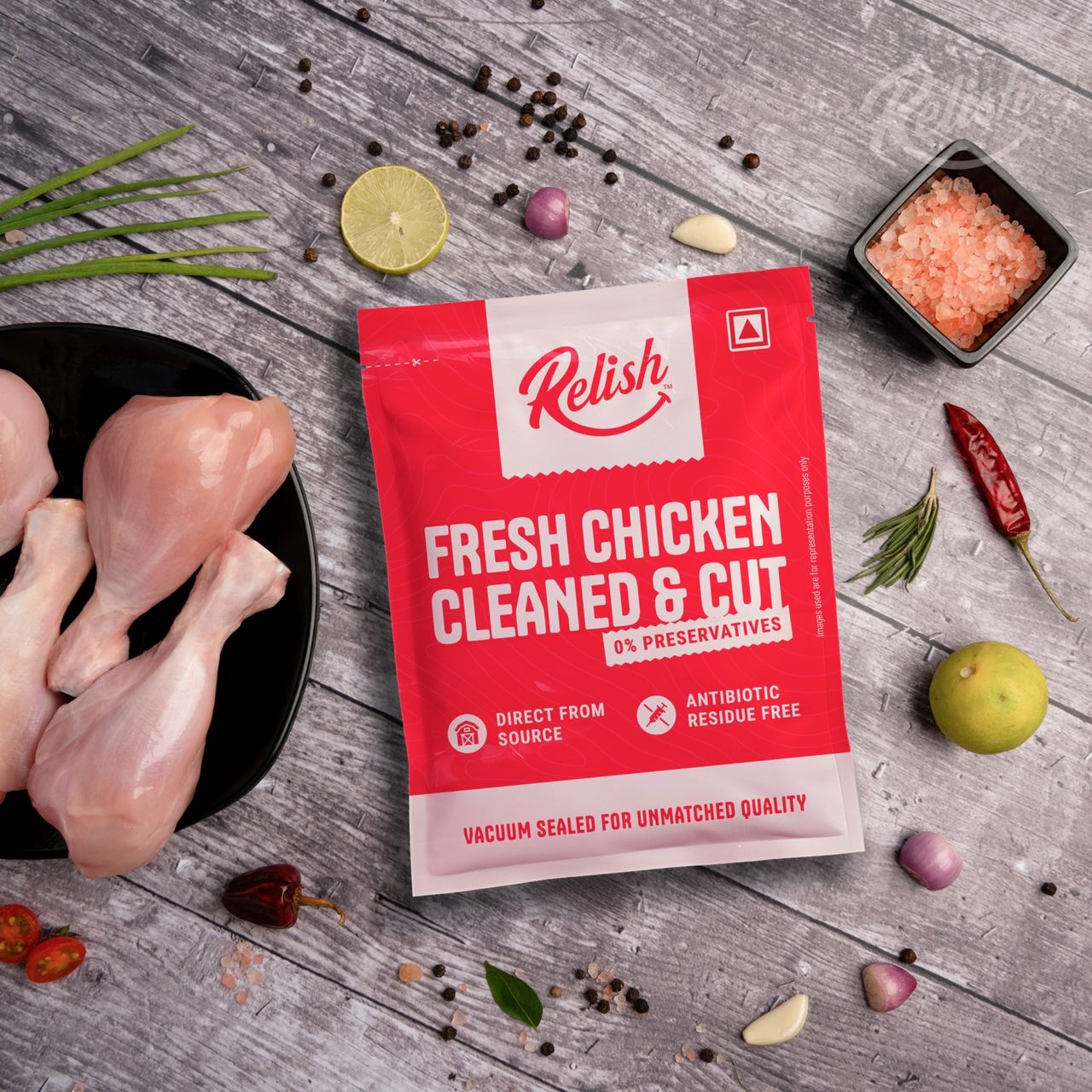 Relish Chicken Drumstick 4 pc Combo
