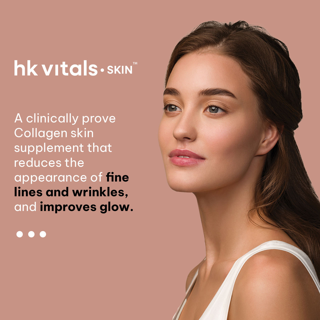 hk vitals Skin Radiance Collagen Supplement with Biotin, Orange