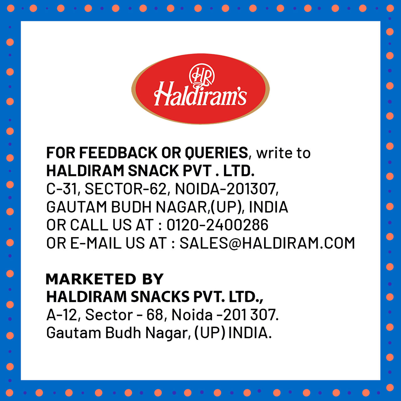 Haldiram Nut Roast - Salted