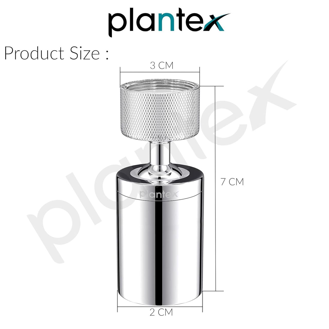 Plantex Brass Tap Extender for Kitchen Sink with Flexible 360 Swivel and 2 Modes - Chrome