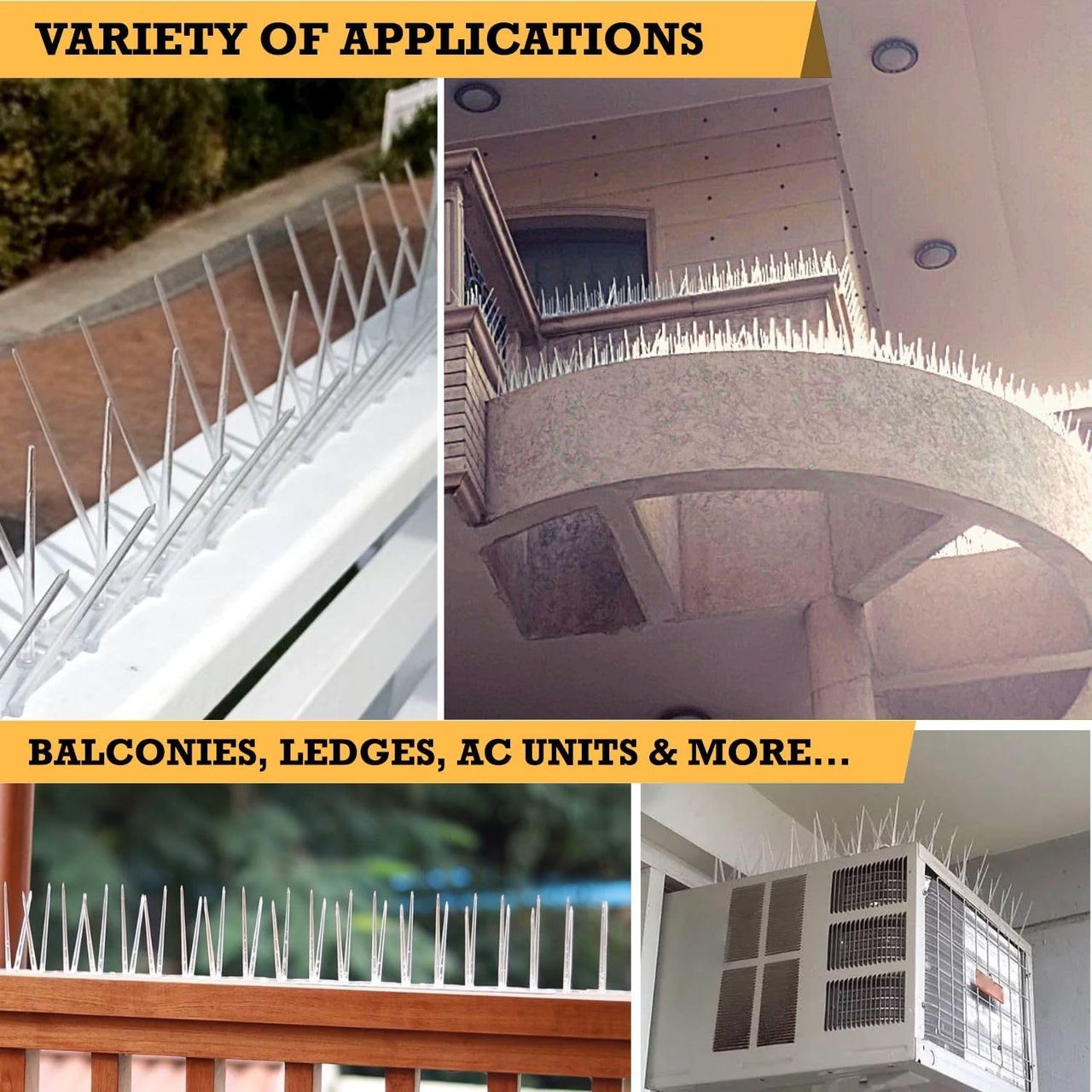 Mr. Right Pigeon Spikes for Balconies
