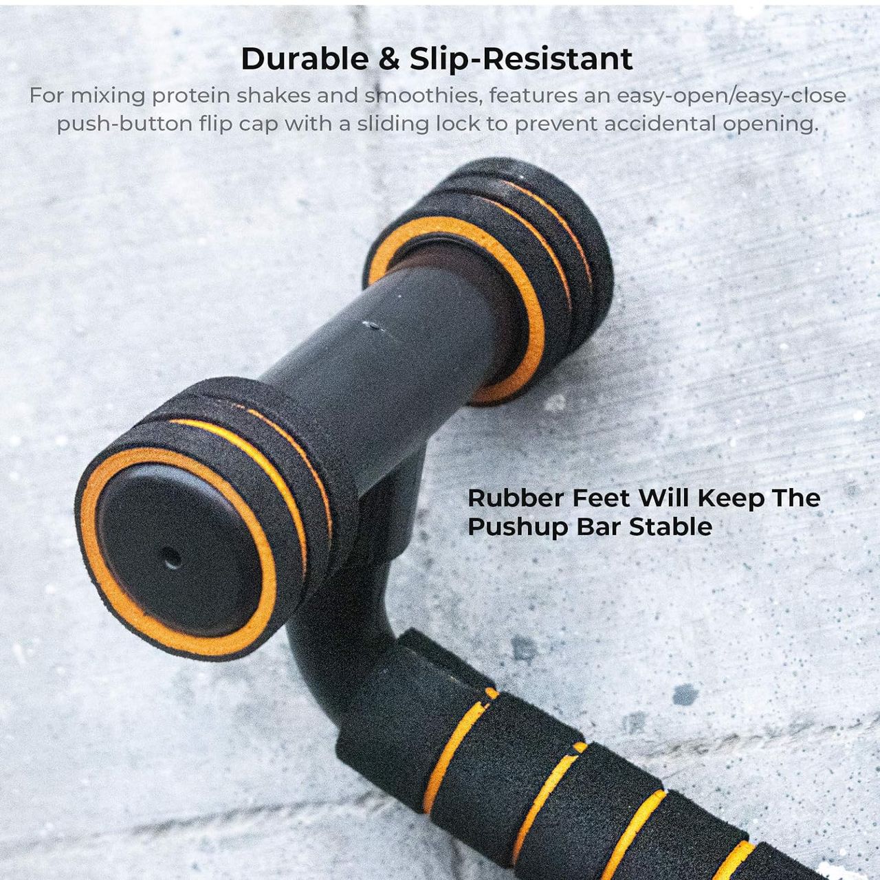 Boldfit Push Up Bar Pushup Home Gym Equipment For Training Antislip Multicolor