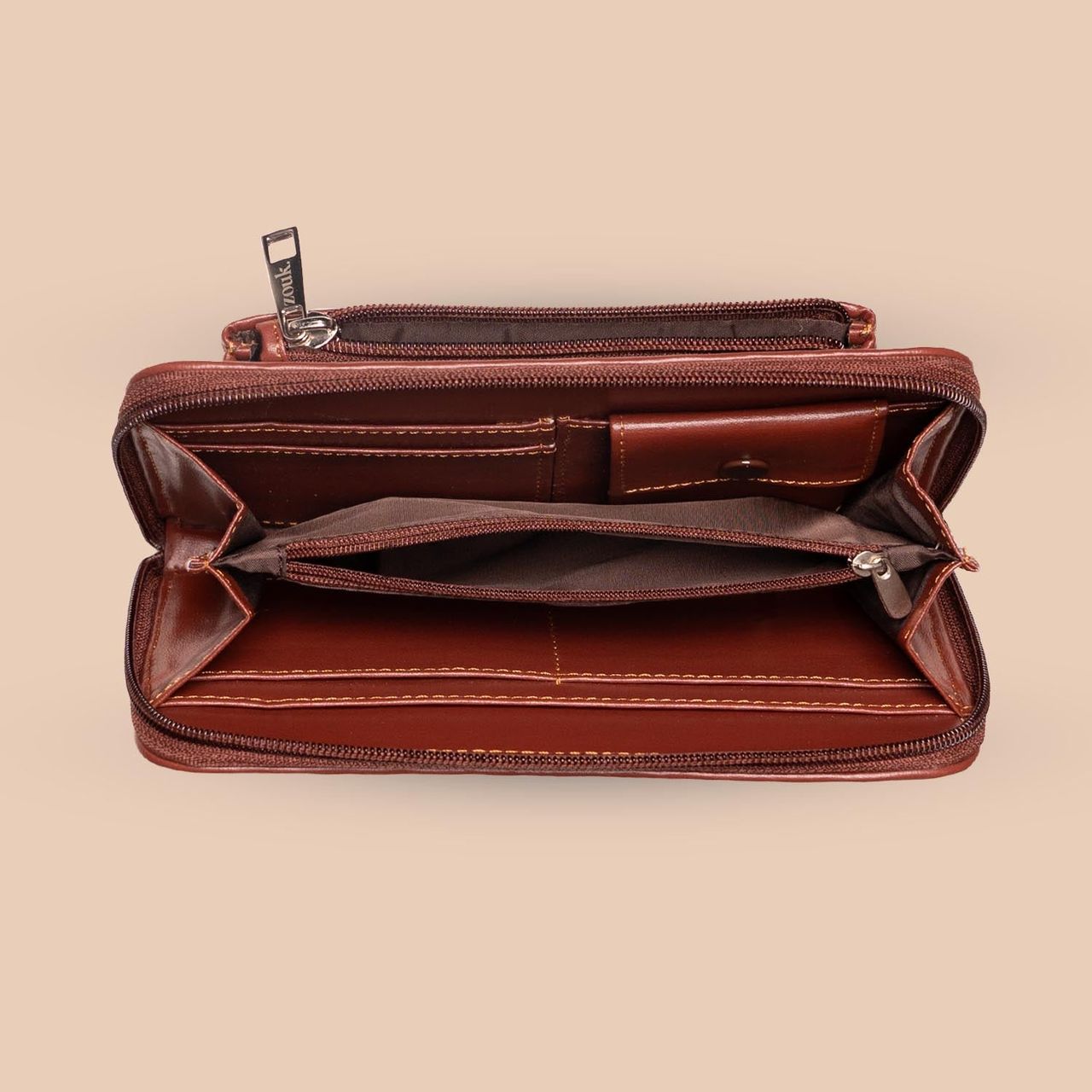 Zouk Women's Vegan Leather Wallets | Multicolour - One Size