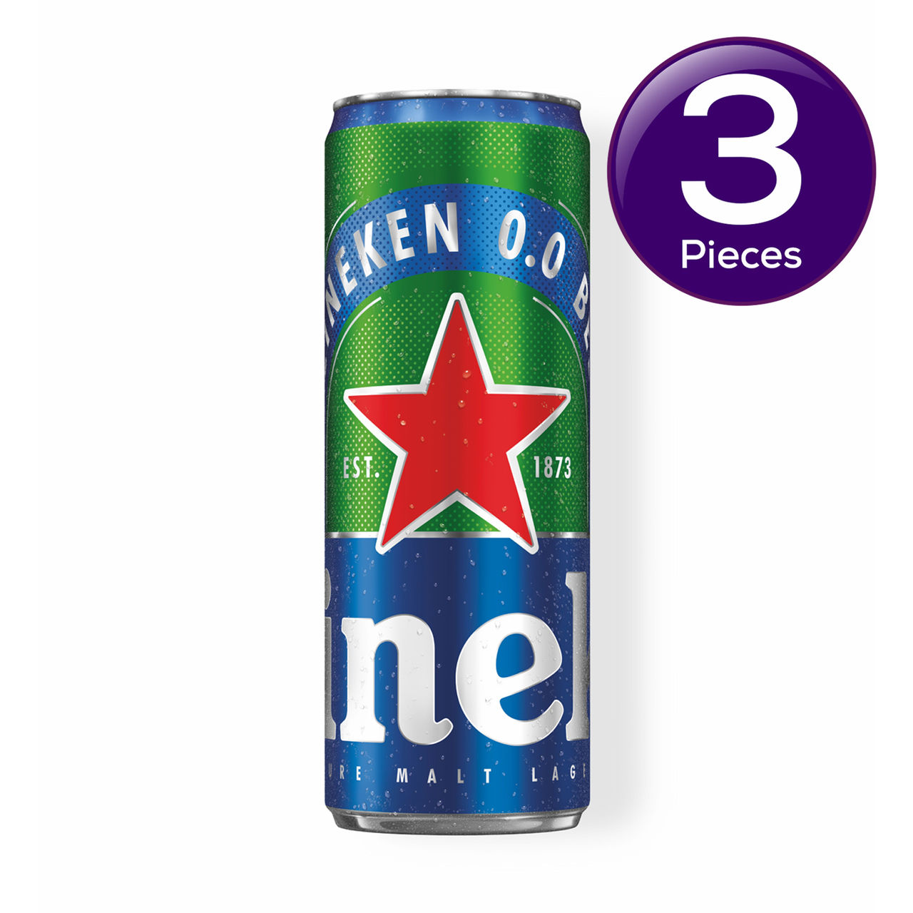 Heineken 0.0 Non Alcoholic Beer 330 ml Combo