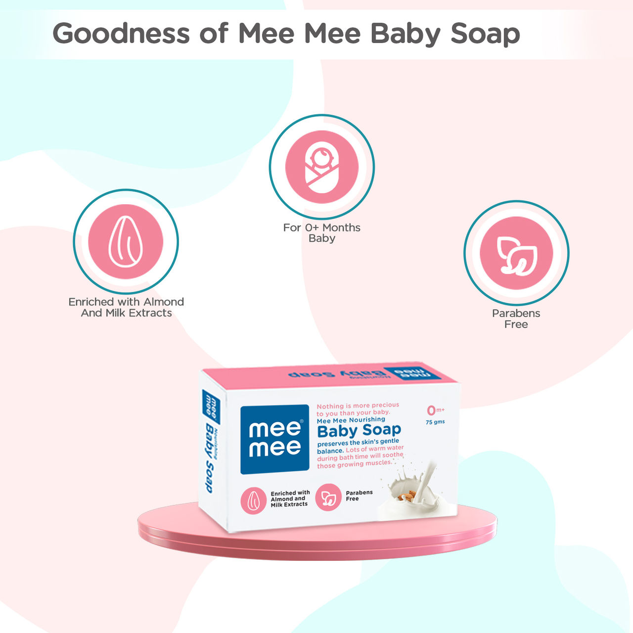 Mee Mee Cartoon Baby Care Gift Set For Babies | Multicolour | 0 - 3 years