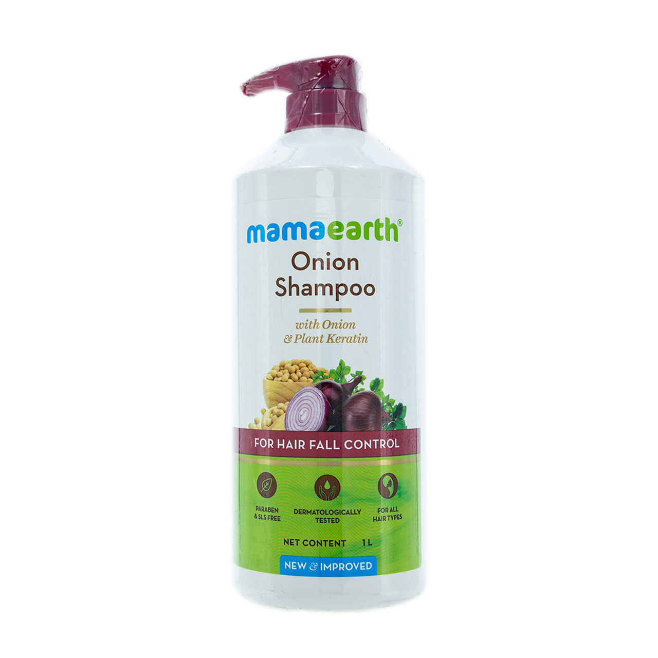 Mamaearth Onion Shampoo for Anti Hair Fall & Hair Growth with Onion Oil & Plant Keratin