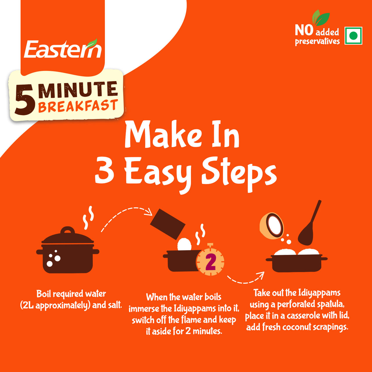 Eastern 5 Min Instant Breakfast  Idiyappam Ready Mix