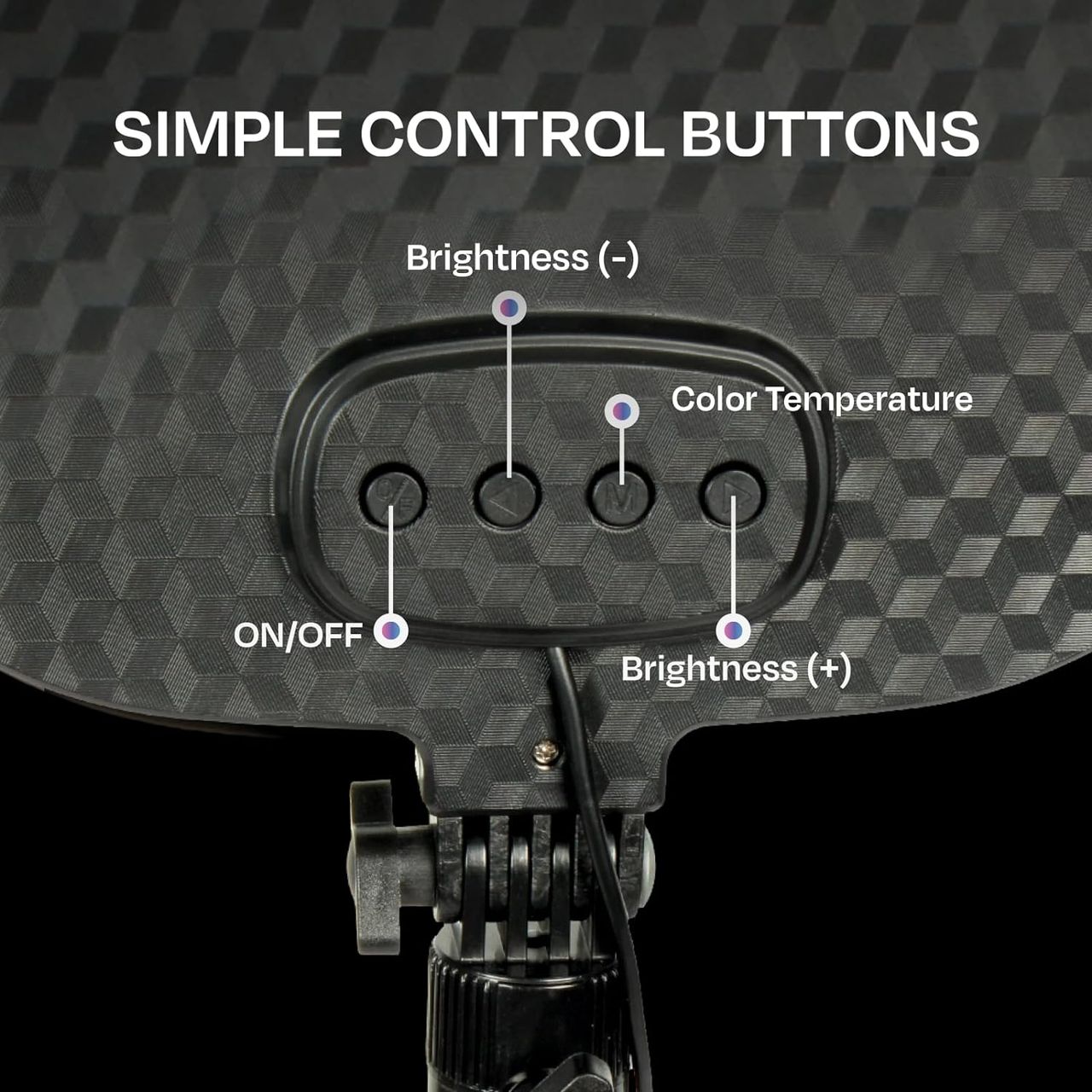 Kreo Slab Video Light,Adjustable Photography Fill Light 5 Color Temperatures &Adjustable Brightness