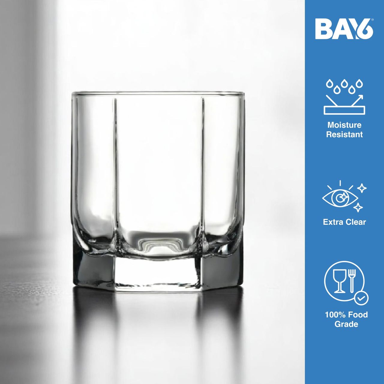 BAY6 Premium Whisky Glass Set - 315 ml -(2pc)