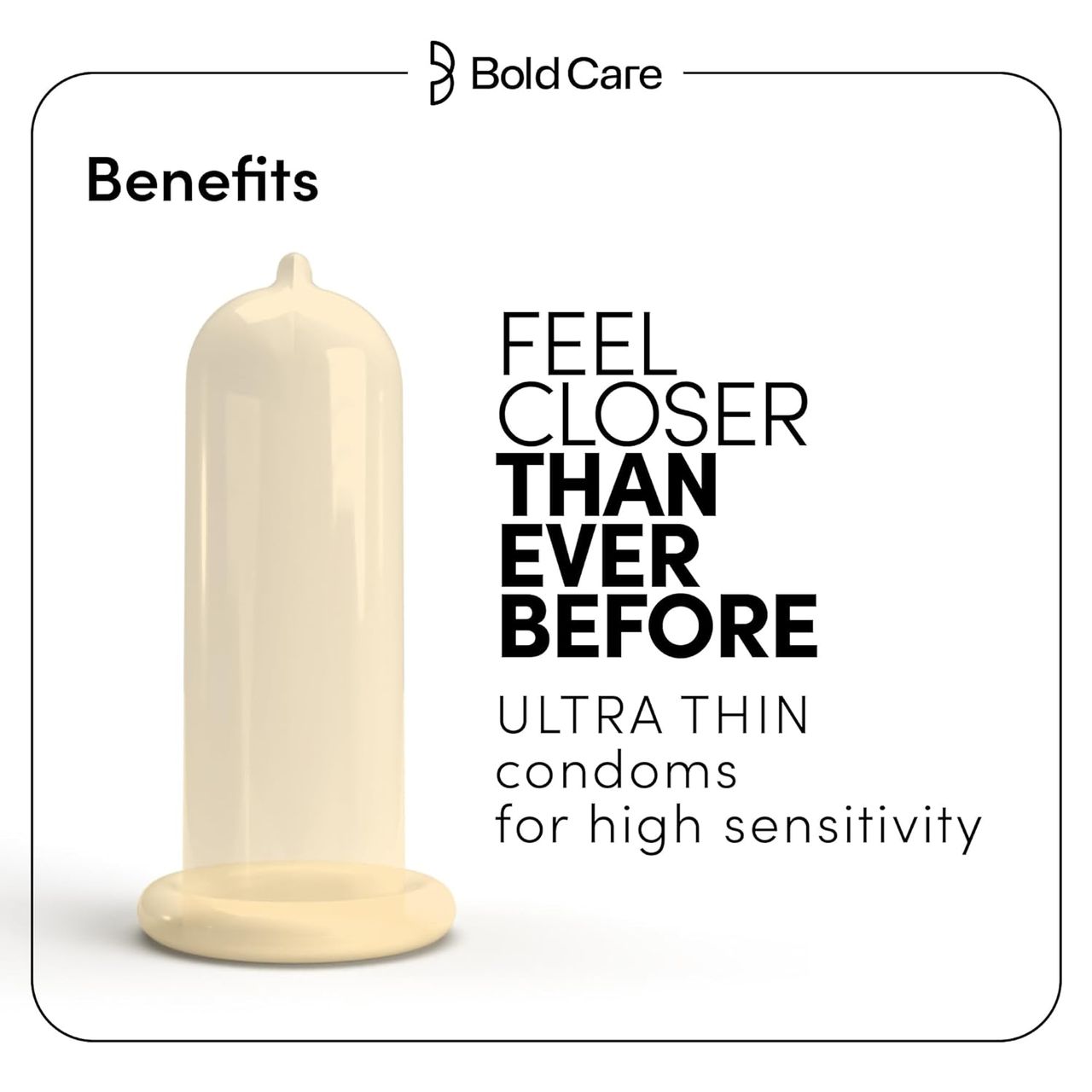 Bold Care 404 Super Ultra Thin Vanilla Flavored Condoms For Men