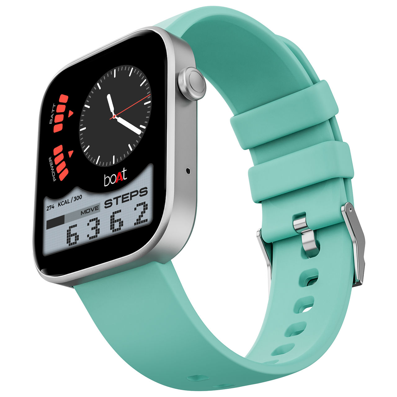boAt Storm Call 3 Smartwatch | 1.83" Display | BT Calling - Mint Blue