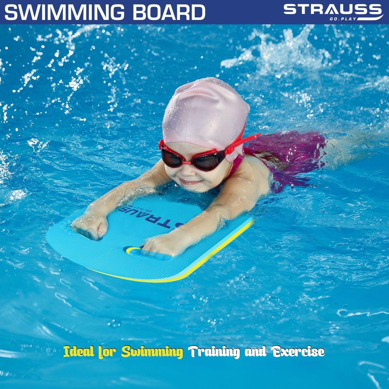 Strauss Swimming Kickboard | Blue