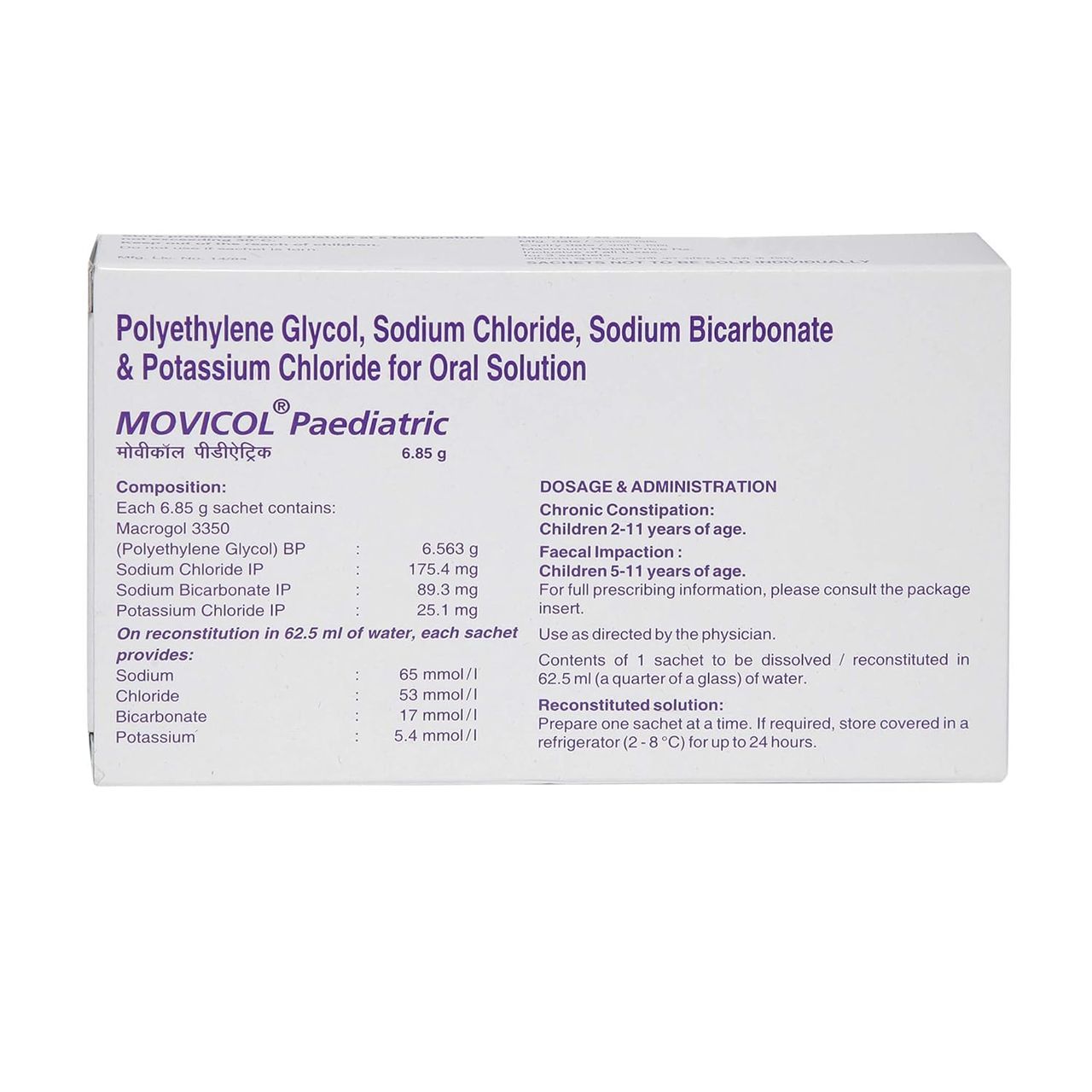 Movicol Paediatric Powder for Oral Solution