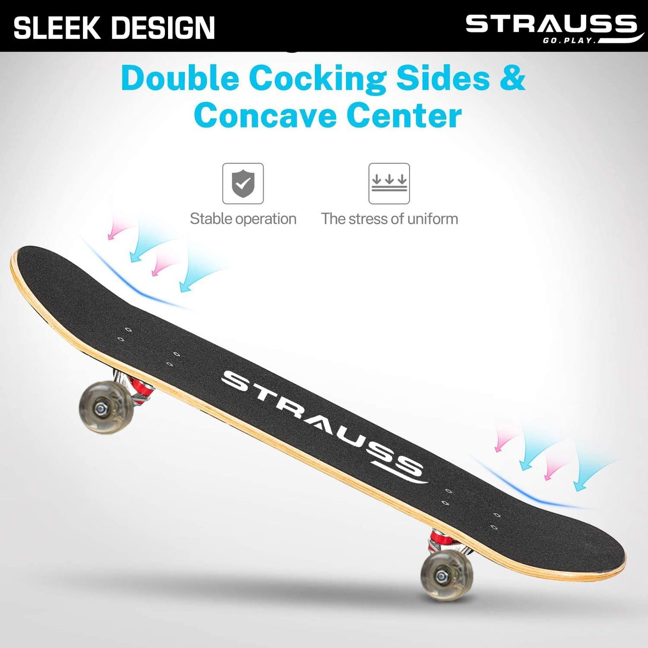 Strauss Bronx Bt Skateboard | Multicolor